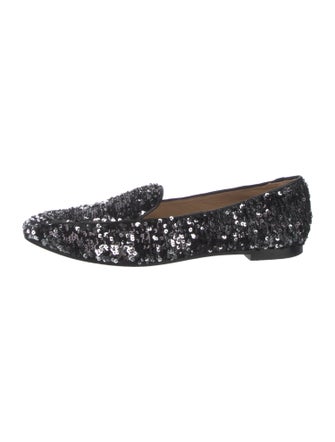 Aquazzura Sequins Loafers