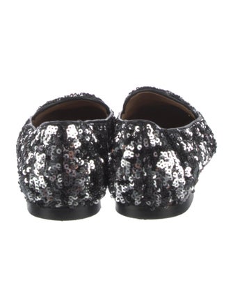 Aquazzura Sequins Loafers