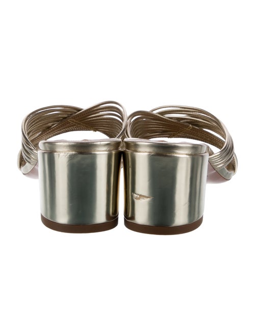 Aquazzura Leather Slides