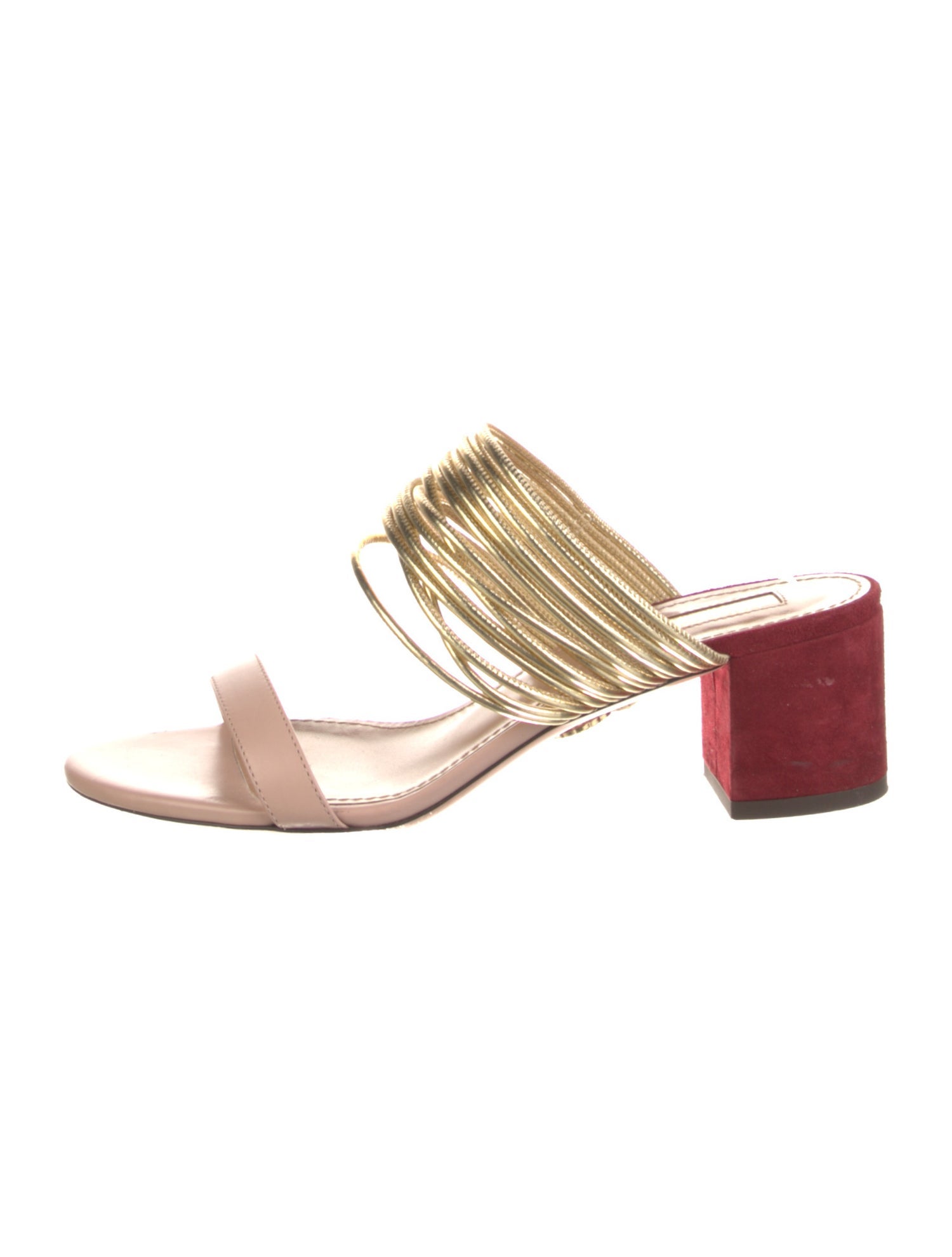 Aquazzura Leather Slides
