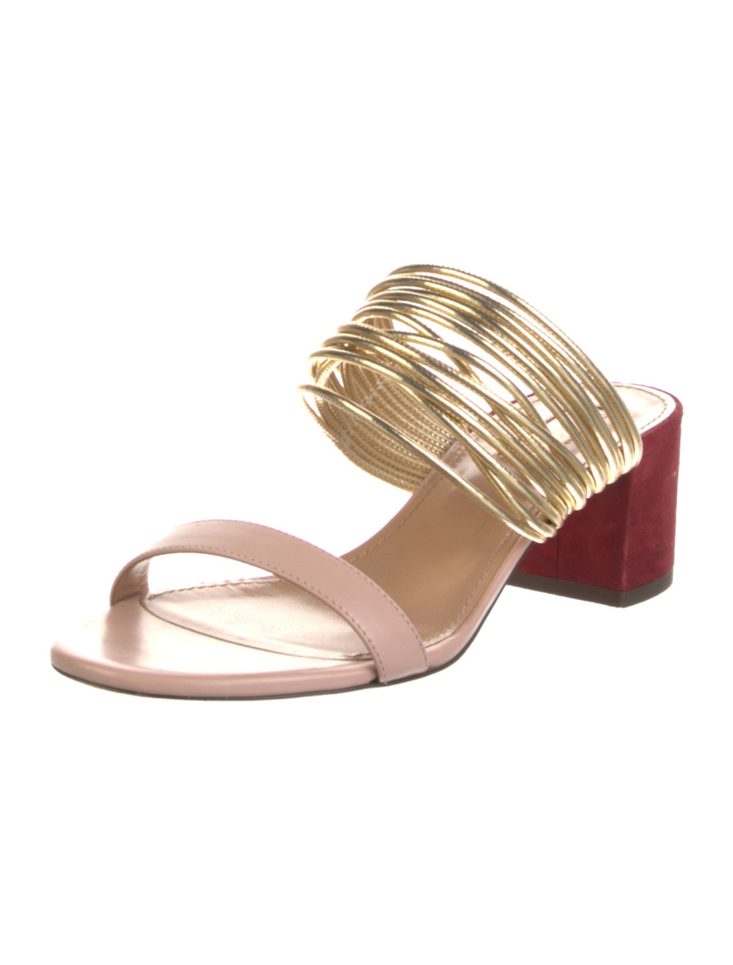 Aquazzura Leather Slides