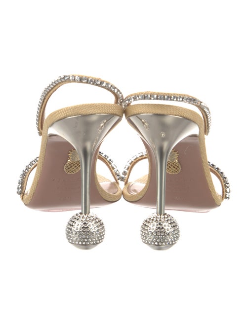 Aquazzura Crystal Slingback Sandals