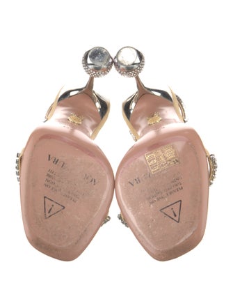 Aquazzura Crystal Slingback Sandals