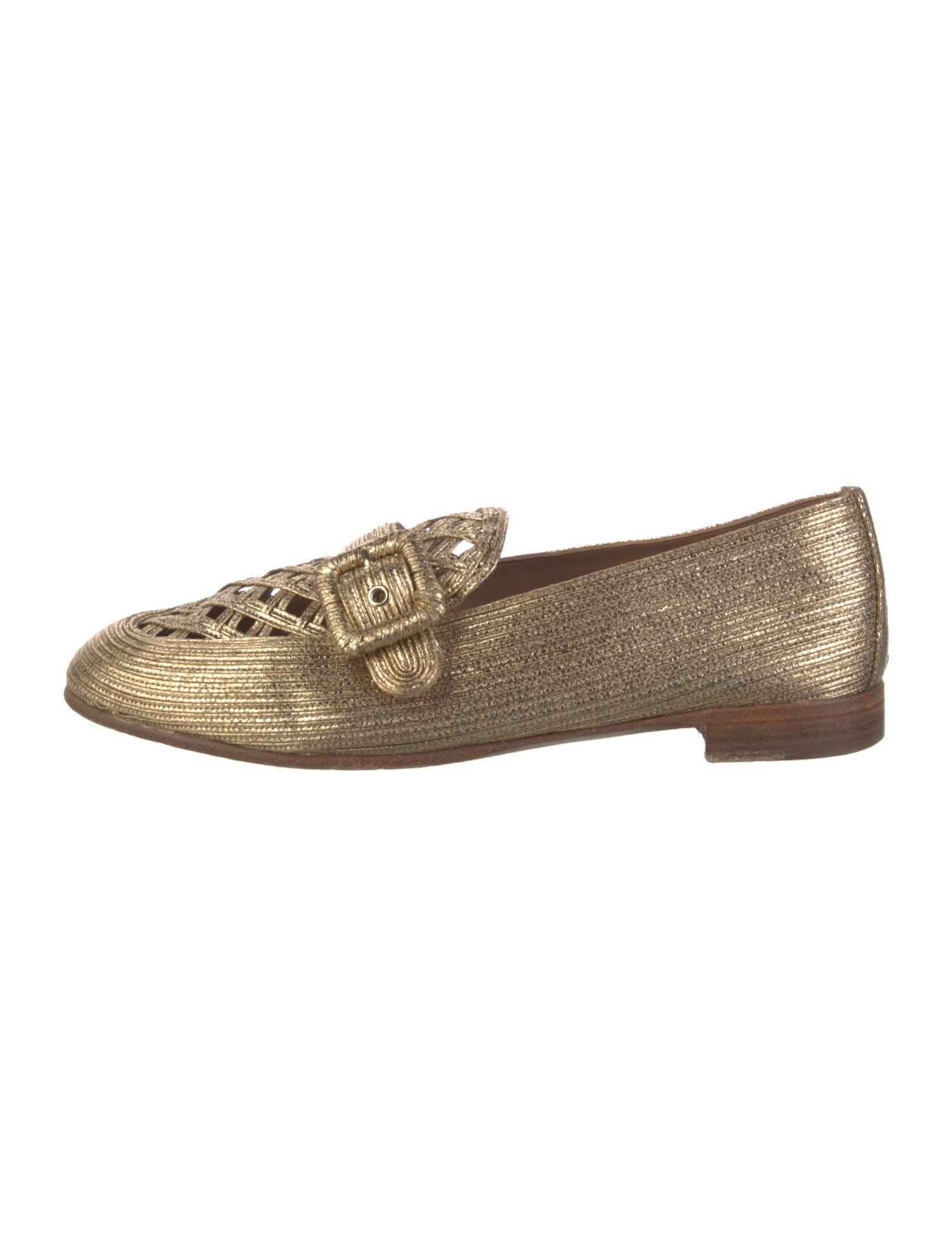 Aquazzura Cutout Accent Loafers
