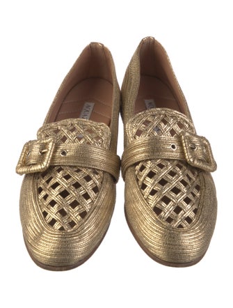 Aquazzura Cutout Accent Loafers