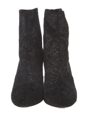Aquazzura Velvet Sock Boots