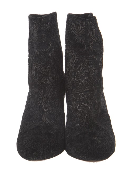 Aquazzura Velvet Sock Boots