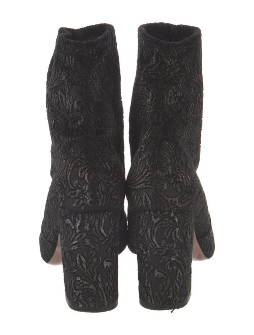 Aquazzura Velvet Sock Boots
