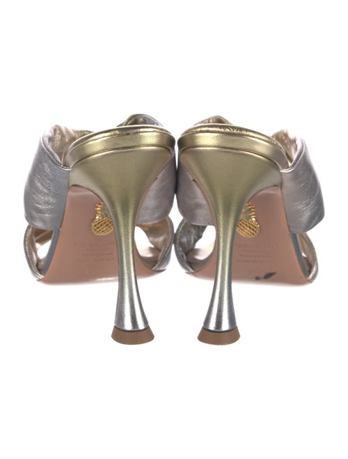 Aquazzura Leather Slides