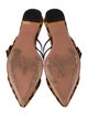 Aquazzura Ponyhair Animal Print Mules