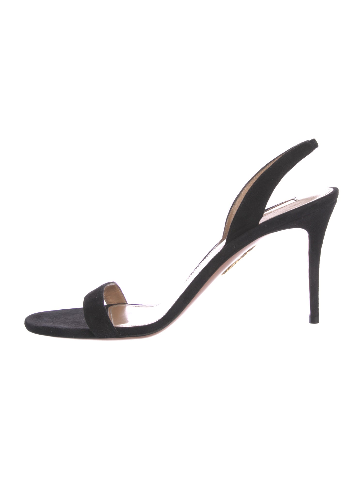 Aquazzura Suede Slingback Sandals