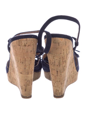 Aquazzura Suede Tassel Accents Espadrilles