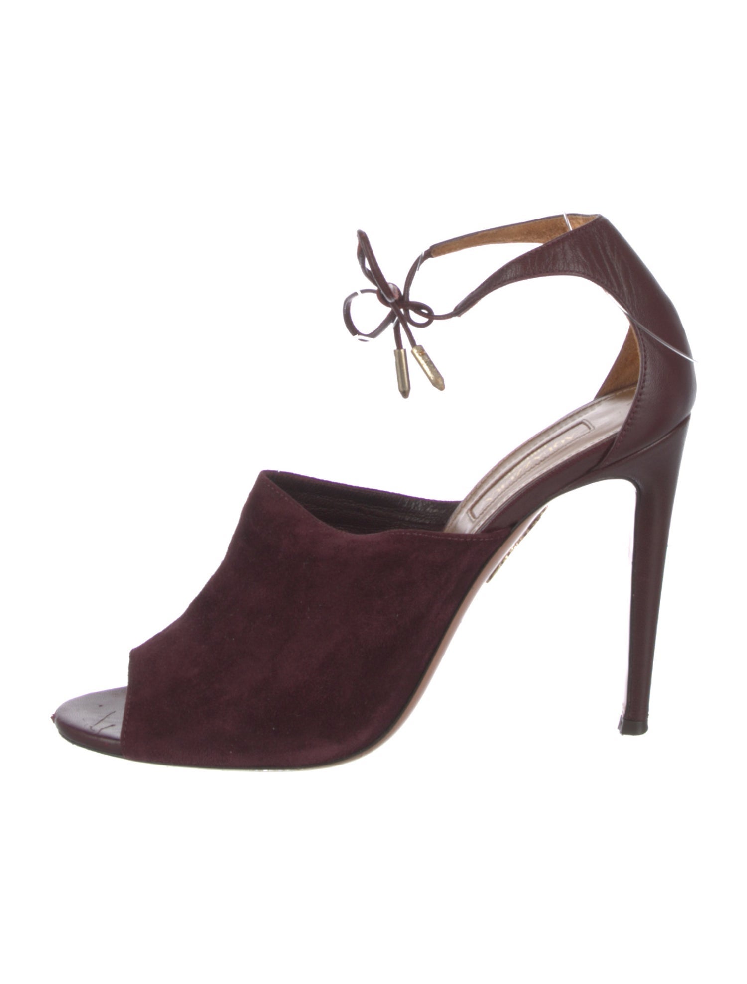 Aquazzura Suede D'Orsay Pumps