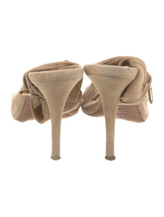 Aquazzura Suede Gladiator Sandals