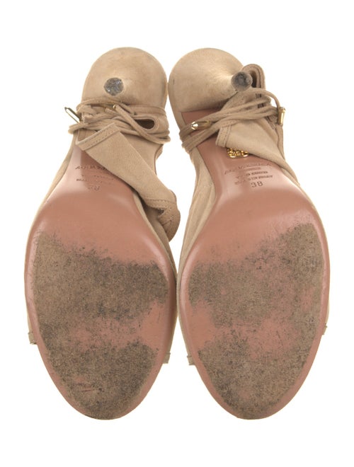 Aquazzura Suede Gladiator Sandals