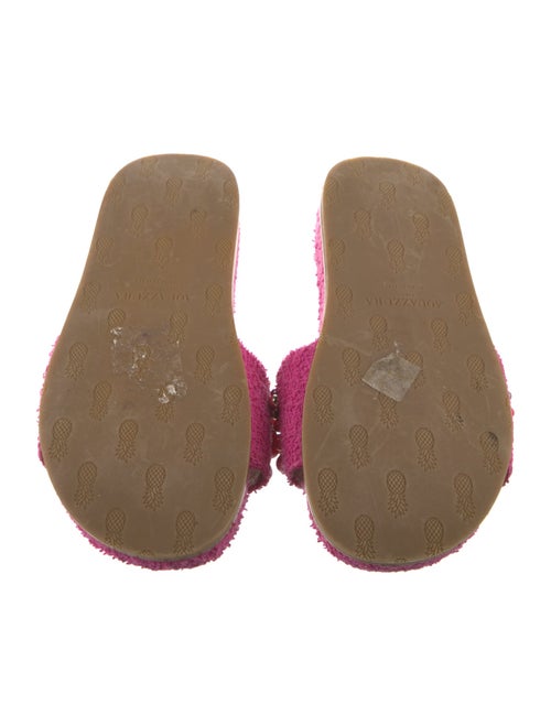 Aquazzura Beaded Accents Slides