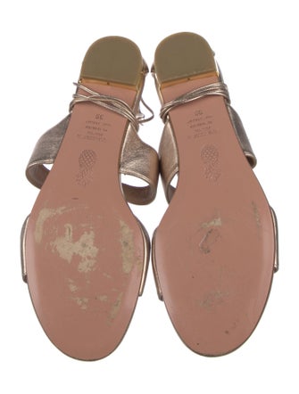 Aquazzura Leather Gladiator Sandals