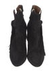 Aquazzura Suede Fringe Trim Accent Boots