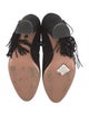 Aquazzura Suede Fringe Trim Accent Boots