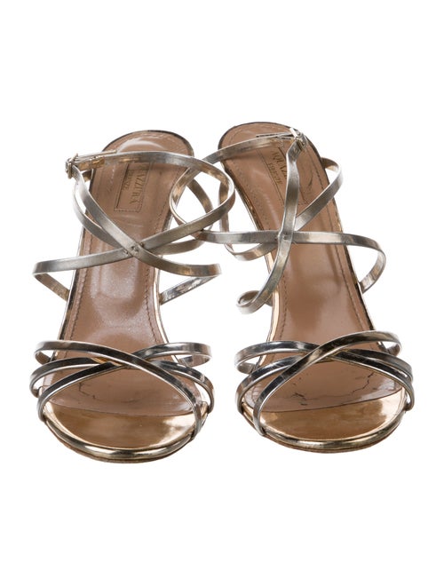 Aquazzura Patent Leather Gladiator Sandals