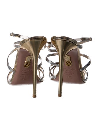 Aquazzura Patent Leather Gladiator Sandals