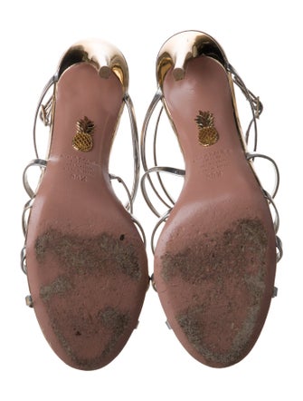 Aquazzura Patent Leather Gladiator Sandals