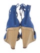 Aquazzura Suede Cutout Accent Espadrilles