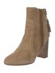 Aquazzura Suede Tassel Accents Chelsea Boots