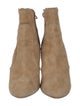 Aquazzura Suede Tassel Accents Chelsea Boots