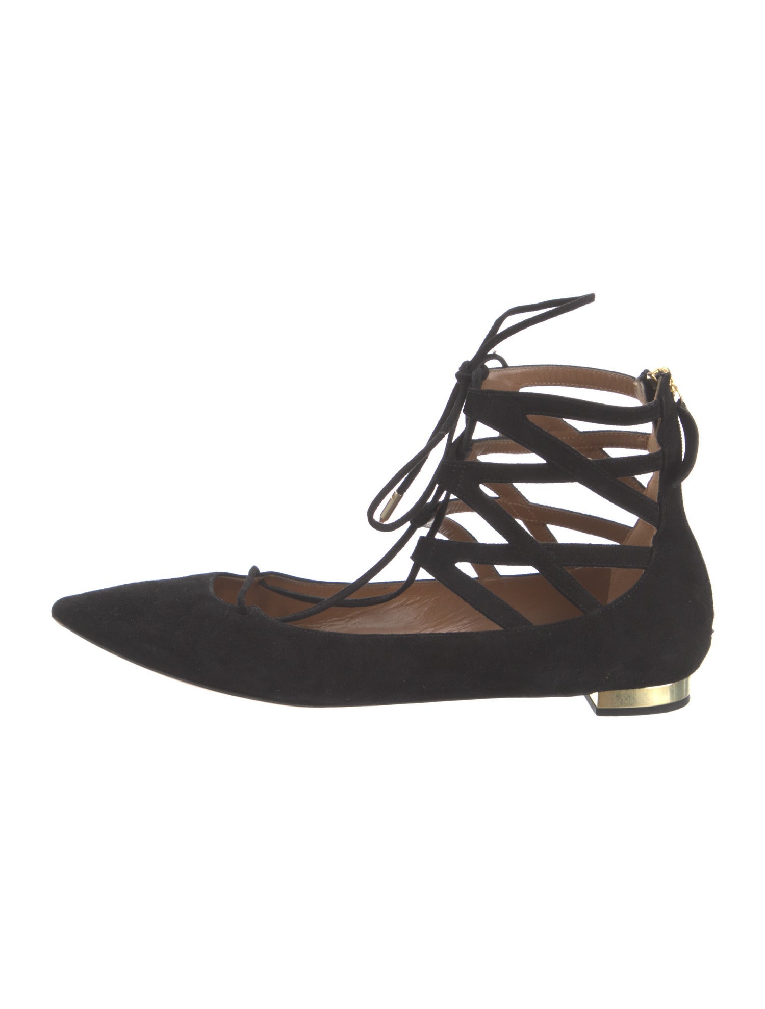 Aquazzura Suede Ballet Flats