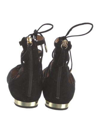 Aquazzura Suede Ballet Flats