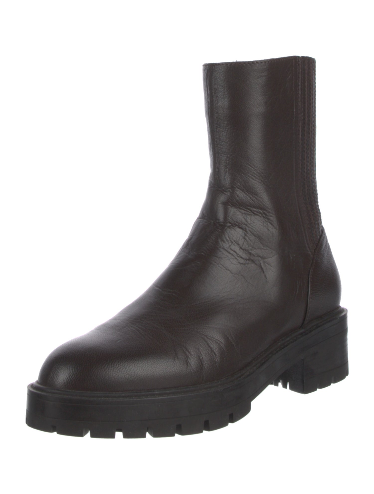 Aquazzura Leather Combat Boots