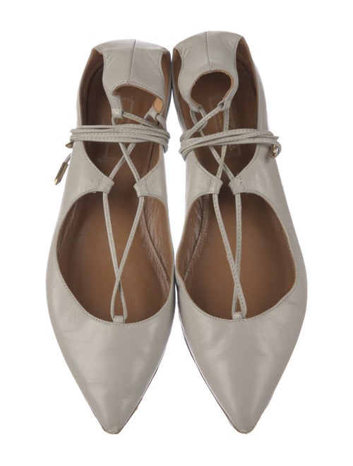 Aquazzura Leather Flats