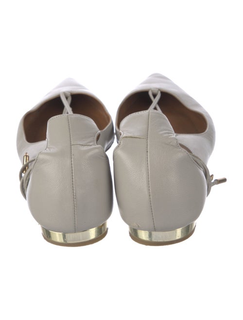 Aquazzura Leather Flats