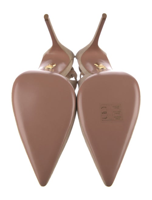 Aquazzura Suede Slingback Pumps