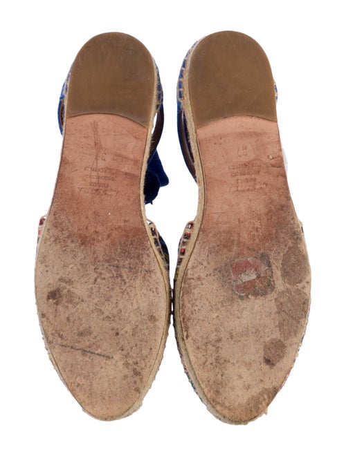 Aquazzura Suede Printed Espadrilles