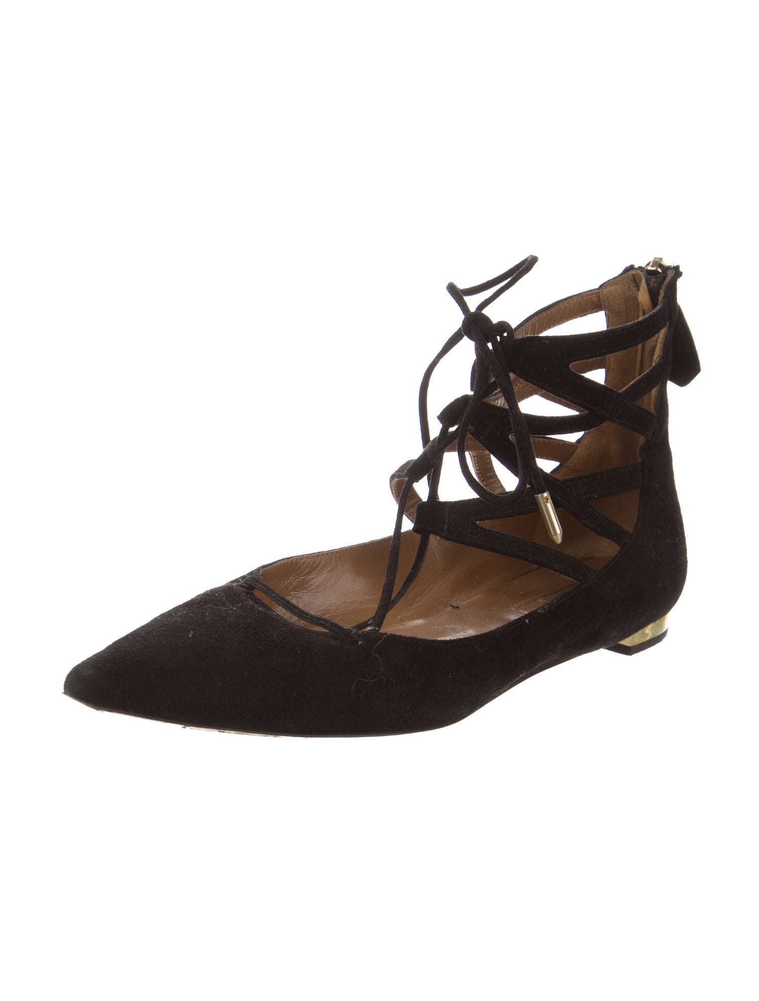 Aquazzura Suede Gladiator Sandals