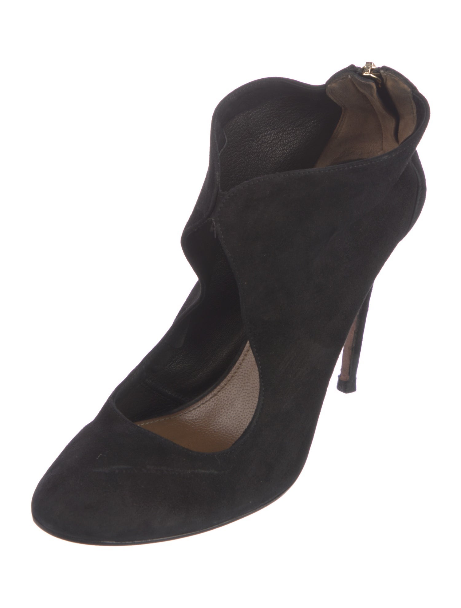 Aquazzura Suede Mules