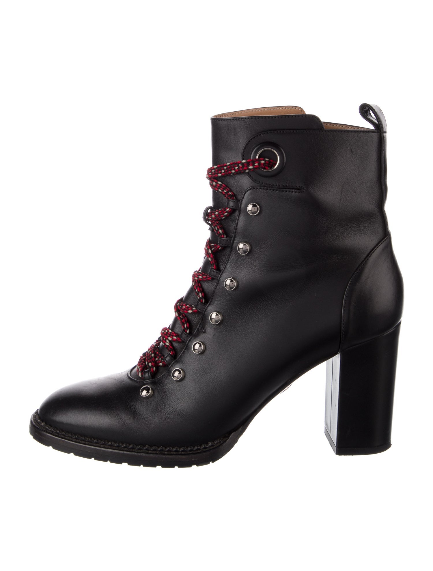 Aquazzura Leather Lace-Up Boots