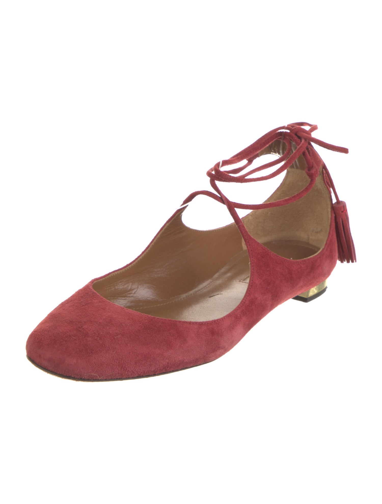 Aquazzura Suede Flats