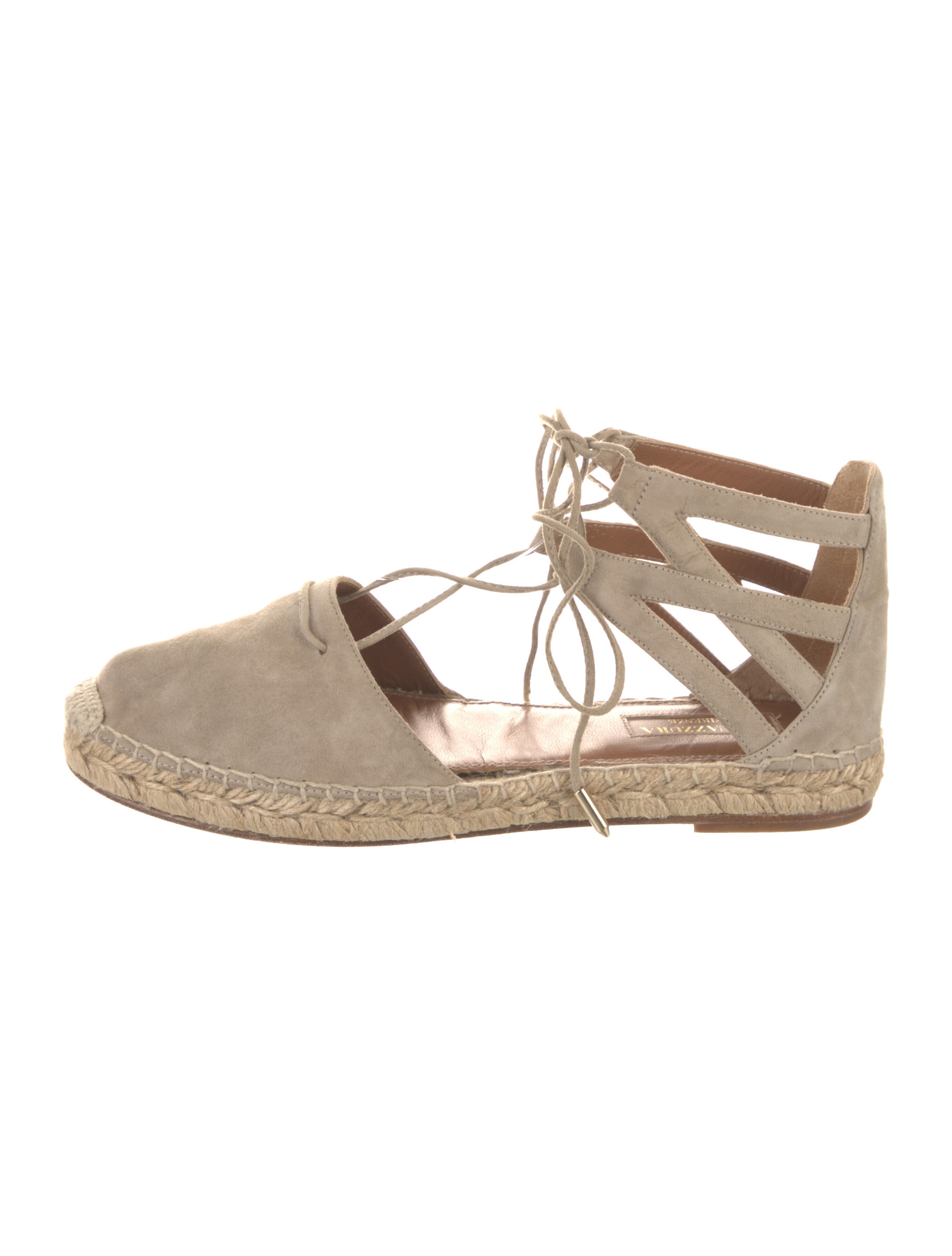 Aquazzura Suede Espadrilles