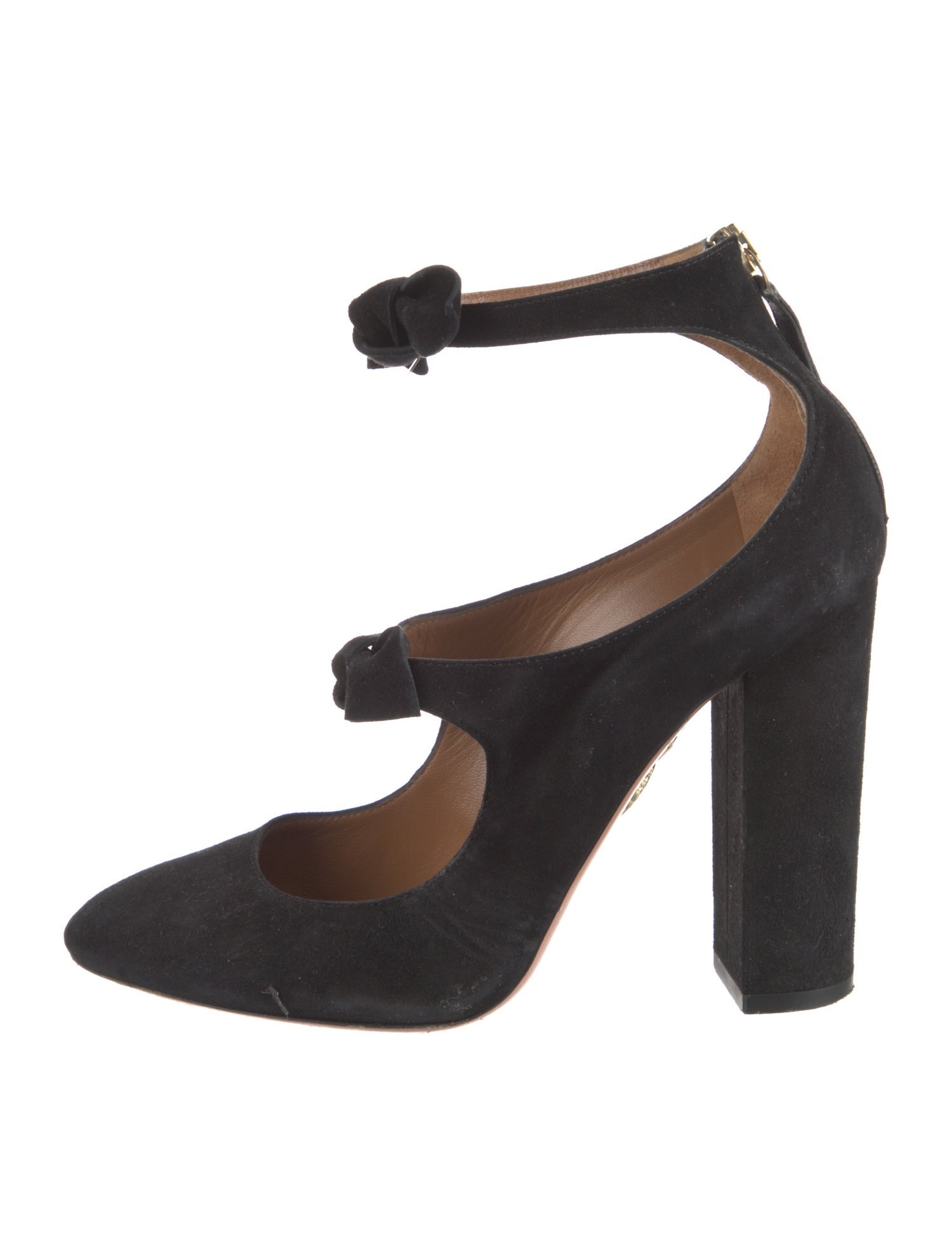 Aquazzura Suede Pumps