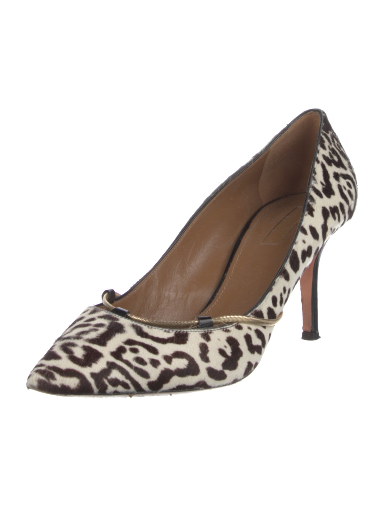 Aquazzura Ponyhair Animal Print Pumps