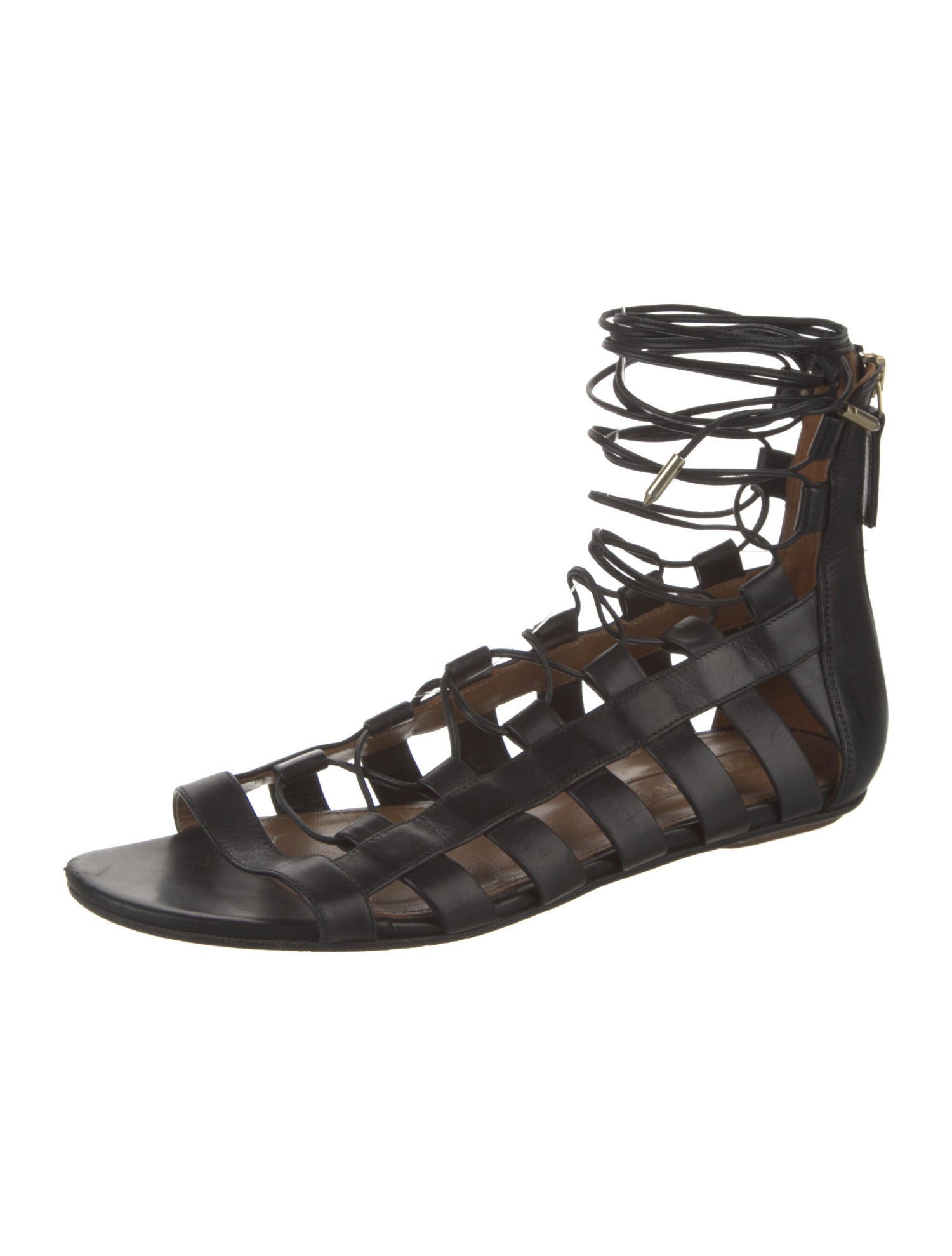 Aquazzura Leather Gladiator Sandals
