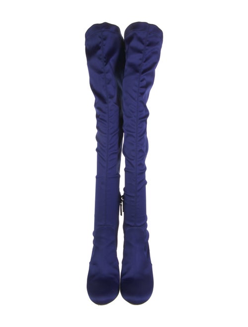 Aquazzura Satin Sock Boots