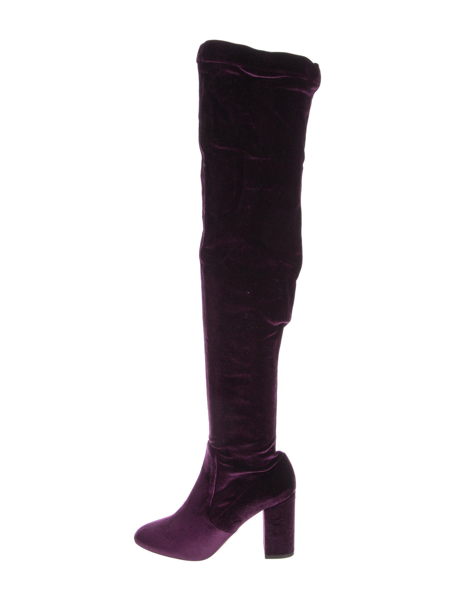 Aquazzura Velvet Sock Boots