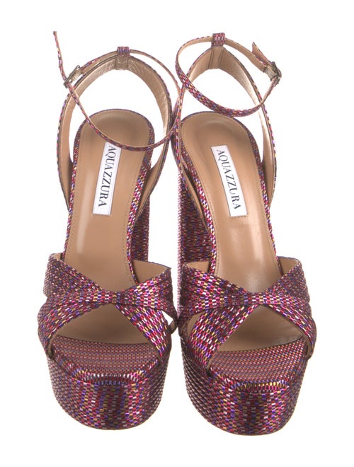 Aquazzura Striped Sandals