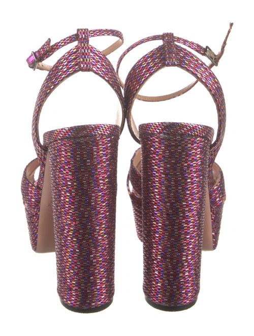 Aquazzura Striped Sandals