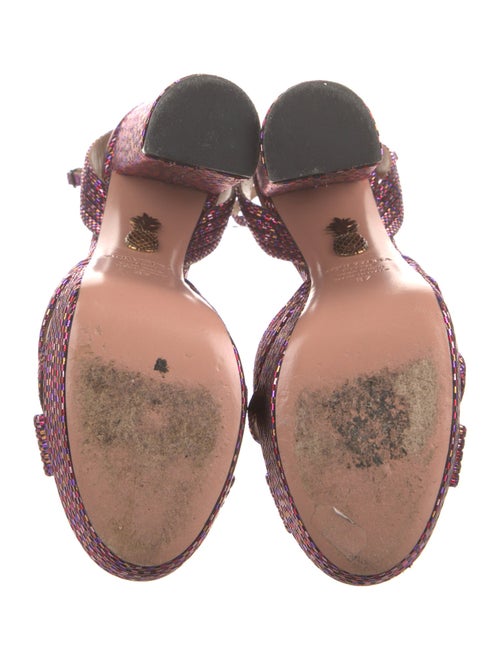 Aquazzura Striped Sandals