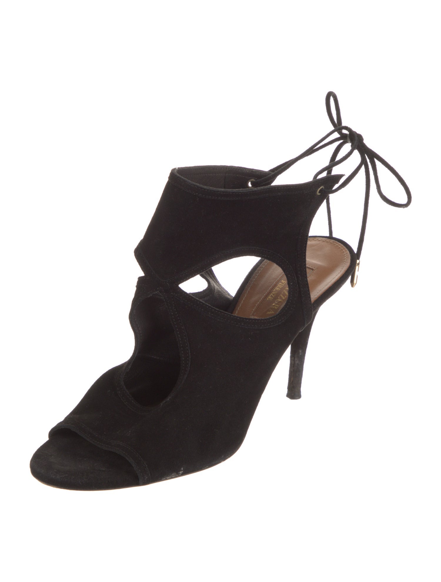 Aquazzura Suede Slingback Pumps